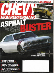 CHEVY HIGH PERFORMANCE 2014 DEC - HOLLEY CARBS, C5 HEADERS, 698 HP LS3,CARS INC